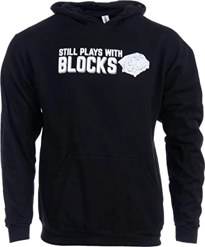 Ann Arbor T-shirt Co. Still Plays With Blocks | Funny Engine Mechanic Car Guy Truck Repair Hooded Sweatshirt Hoody - (Hoodie,L) 3 Ann Arbor T-shirt Co. Still Plays With Blocks | Funny Engine Mechanic Car Guy Truck Repair Hooded Sweatshirt Hoody - (Hoodie,L)