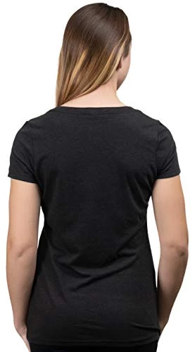 T-REX NO Like Push-UPS | Funny Work Out, Cross Train, Fitness Shirt Joke Cute Women's V-Neck T-Shirt-(Vneck,S) Black 6 T-REX NO Like Push-UPS | Funny Work Out, Cross Train, Fitness Shirt Joke Cute Women's V-Neck T-Shirt-(Vneck,S) Black - Image 4