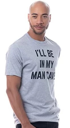 I'll Be In My Man Cave | Funny Dad Joke Grandpa Workshop Handyman Guy Stuff Dude Accessories Men Sign T-Shirt -T-Shirt Store 315eqsfHbdL