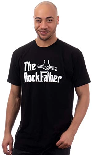 The Rockfather | Funny Drummer Humor Drumming Joke Rock And Roll Drum T-Shirt For Men Women 3 The Rockfather | Funny Drummer Humor Drumming Joke Rock And Roll Drum T-Shirt For Men Women - Image 2
