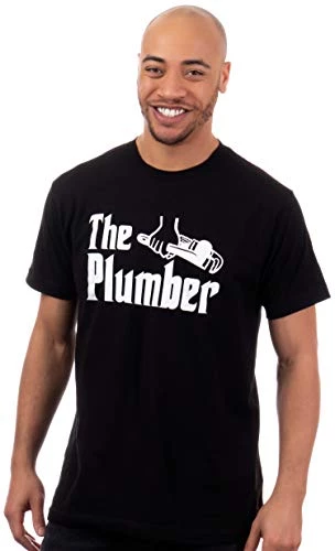 The Plumber | Funny Master Journeyman Apprentice Tradesman Plumbing Joke Pipefitter T-Shirt For Men Women Dad Grandpa-(Adult,2XL) Black 3 The Plumber | Funny Master Journeyman Apprentice Tradesman Plumbing Joke Pipefitter T-Shirt For Men Women Dad Grandpa-(Adult,2XL) Black