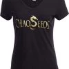 Chaos Seeds Wordmark | Officially Licensed The Land LitRPG Mist Village Aleron Kong Women's V-Neck T-Shirt-(Vneck,2XL) Black 2 Chaos Seeds Wordmark | Officially Licensed The Land LitRPG Mist Village Aleron Kong Women's V-Neck T-Shirt-(Vneck,2XL) Black -T-Shirt Store 31AUjEFqFuL