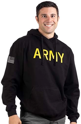 Ann Arbor T-shirt Co. ARMY PT Style Hoodie | U.S. Military Training Infantry Workout Fleece Hoody Sweatshirt 4 Ann Arbor T-shirt Co. ARMY PT Style Hoodie | U.S. Military Training Infantry Workout Fleece Hoody Sweatshirt - Image 2