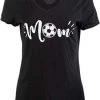 Soccer Mom | Funny Cute Fun Sport Mama Little League Youth Mommy Women's V-Neck T-Shirt-(Vneck,S) Vintage Black 2 Soccer Mom | Funny Cute Fun Sport Mama Little League Youth Mommy Women's V-Neck T-Shirt-(Vneck,S) Vintage Black -T-Shirt Store 31IrHZpkjLL