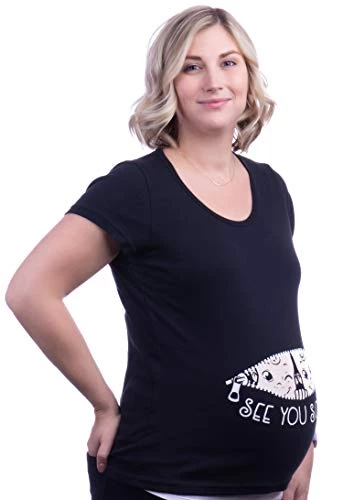 See You Soon (Twins)! | Cute Funny Maternity Baby Pregnancy Top T-Shirt For Pregnant Women 4 See You Soon (Twins)! | Cute Funny Maternity Baby Pregnancy Top T-Shirt For Pregnant Women - Image 2