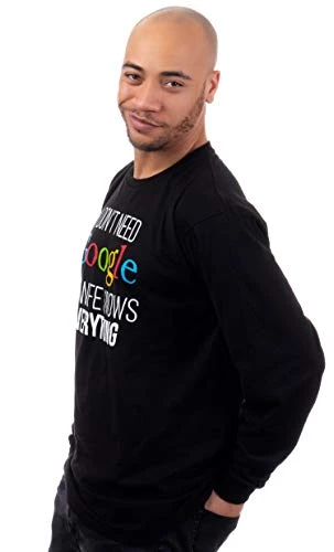 I Don't Need Google, My Wife Knows Everything! | Funny Husband Dad Groom Long Sleeve 4 I Don't Need Google, My Wife Knows Everything! | Funny Husband Dad Groom Long Sleeve - Image 2