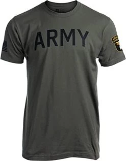 Army PT Style Shirt | U.S. Military Physical Training Infantry Workout T-Shirt 22 Army PT Style Shirt | U.S. Military Physical Training Infantry Workout T-Shirt -T-Shirt Store 31QD36YxoBL. AC