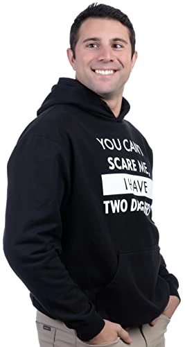 Ann Arbor T-shirt Co. You Can't Scare Me, I Have Two Daughters | Funny Dad Joke Cute Daddy Humor Hooded Sweatshirt Hoody 4 Ann Arbor T-shirt Co. You Can't Scare Me, I Have Two Daughters | Funny Dad Joke Cute Daddy Humor Hooded Sweatshirt Hoody - Image 2