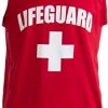 Lifeguard | White Adult Unisex Lifeguarding Fitted Unisex Men Women Tank Top -T-Shirt Store 31R6HbLOzYL 1