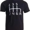 6 Speed Manual Transmission Shift Pattern | Car Buff Guy Mechanic Racing T-Shirt -T-Shirt Store 31RUCrbl1eL