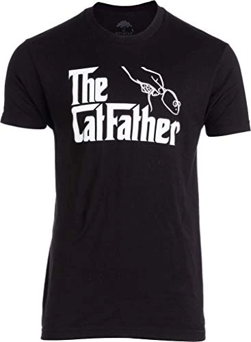 The Catfather | Funny, Cute Cat Father Dad Owner Pet Kitty Kitten Fun Humor T-Shirt 4 The Catfather | Funny, Cute Cat Father Dad Owner Pet Kitty Kitten Fun Humor T-Shirt - Image 2