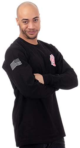 Fire & Rescue Maltese Cross | Firefighter Fire Courage Honor Men Women Long Sleeve T-Shirt 5 Fire & Rescue Maltese Cross | Firefighter Fire Courage Honor Men Women Long Sleeve T-Shirt - Image 3