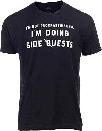 I'm Not Procrastinating, I'm Doing Side Quests | Funny Video Gamer Joke Game Tee Shirt For Men Women 4 I'm Not Procrastinating, I'm Doing Side Quests | Funny Video Gamer Joke Game Tee Shirt For Men Women - Image 2
