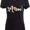 Football Mom | Funny Cute Fun Sport Mama Little League Youth Mommy Women's V-Neck T-Shirt-(Vneck,L) Vintage Black 2 Football Mom | Funny Cute Fun Sport Mama Little League Youth Mommy Women's V-Neck T-Shirt-(Vneck,L) Vintage Black -T-Shirt Store 31VeKMkN2WL