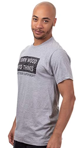 I Turn Wood Into Things, What's Your Superpower? | Funny Woodworking Wood Working Saw Dust Humor T-Shirt 5 I Turn Wood Into Things, What's Your Superpower? | Funny Woodworking Wood Working Saw Dust Humor T-Shirt - Image 3