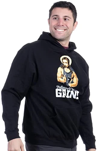 Hallowed Be Thy Gains | Funny Muscle Jesus Weight Lifting Workout Humor Tank Top 4 Hallowed Be Thy Gains | Funny Muscle Jesus Weight Lifting Workout Humor Tank Top - Image 2