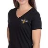 Embroidered Queen Bee | Funny Cute Cool Boss Lady Crown Top Women's V-Neck T-Shirt 2 Embroidered Queen Bee | Funny Cute Cool Boss Lady Crown Top Women's V-Neck T-Shirt -T-Shirt Store 31tVDimVR7L