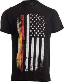 German-American Flag | USA America Germany Heritage Pride Unisex T-Shirt -T-Shirt Store 41 IaoHnVgL. AC