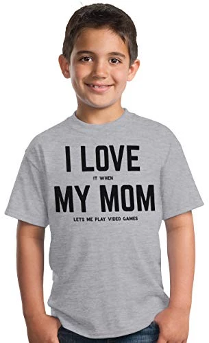 I Love (it When) My MOM (Let's Me Play Video Games)| Funny Video Gamer Humor Joke Graphic T-Shirt 3 I Love (it When) My MOM (Let's Me Play Video Games)| Funny Video Gamer Humor Joke Graphic T-Shirt - Image 2