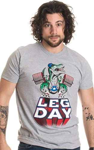 Leg Day | Funny Weight Lifting Olympic Barbell Training Squat Workout T-Shirt 5 Leg Day | Funny Weight Lifting Olympic Barbell Training Squat Workout T-Shirt - Image 3