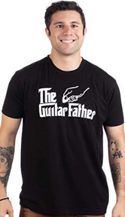 The Guitar Father | Funny Music Player Musician Pick Humor Men Women Joke T-Shirt