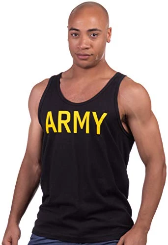 Army PT Style Tank Top | U.S. Military Physical Training Infantry Workout Sleeveless Work Out Shirt 4 Army PT Style Tank Top | U.S. Military Physical Training Infantry Workout Sleeveless Work Out Shirt - Image 2