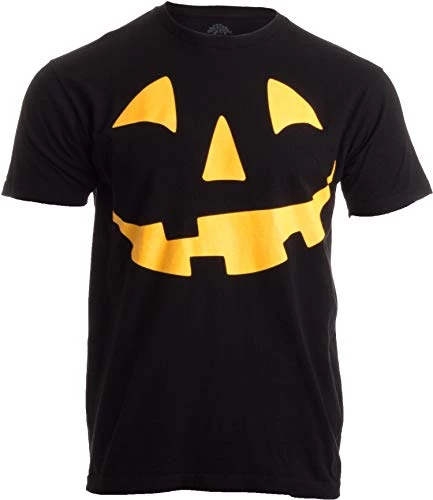 Glow In The Dark Jack O' Lantern Face | Halloween Pumpkin Costume Unisex T-Shirt 4 Glow In The Dark Jack O' Lantern Face | Halloween Pumpkin Costume Unisex T-Shirt - Image 2