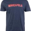 Minneapolis | Classic Retro City Navy Style Minnesota Nice St. Paul Men Women T-Shirt-(Navy,2XL) -T-Shirt Store 412j7z1LZjL
