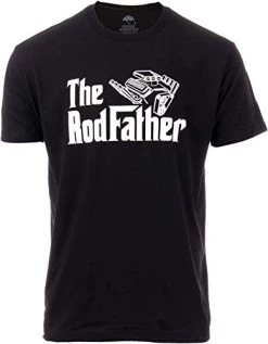 The Rodfather | Funny Hotrod Garage Joke Truck Car Guy Mechanic Auto Racing Hot Rod T-Shirt For Men Dad Grandpa