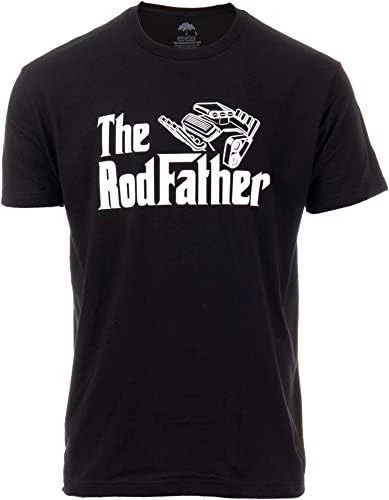 The Rodfather | Funny Hotrod Garage Joke Truck Car Guy Mechanic Auto Racing Hot Rod T-Shirt For Men Dad Grandpa 6 The Rodfather | Funny Hotrod Garage Joke Truck Car Guy Mechanic Auto Racing Hot Rod T-Shirt For Men Dad Grandpa - Image 4