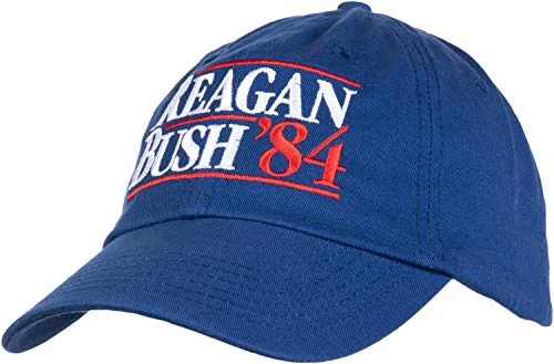 Reagan Bush '84 | Vintage Style Conservative Republican GOP Baseball Cap Dad Hat Royal Blue 3 Reagan Bush '84 | Vintage Style Conservative Republican GOP Baseball Cap Dad Hat Royal Blue