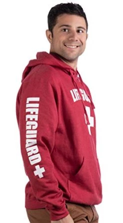 Lifeguard | Red Unisex Uniform Fleece Hoody Sweatshirt Hoodie Sweater Men Women 11 Lifeguard | Red Unisex Uniform Fleece Hoody Sweatshirt Hoodie Sweater Men Women -T-Shirt Store 413I4xtXdAL 1