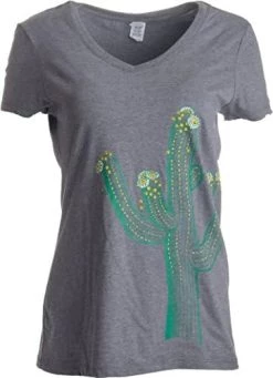 Saguaro Cactus Art | Cute Western Southwest Desert Artsy Women's V-Neck T-Shirt 13 Saguaro Cactus Art | Cute Western Southwest Desert Artsy Women's V-Neck T-Shirt -T-Shirt Store 413RfK0Vp8L. AC