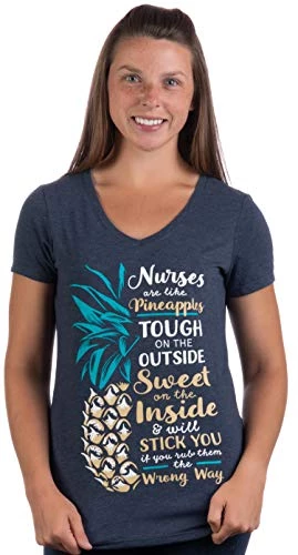 Medical Humor Graphic Tees | Funny Cute Doctor Nurse Practitioner RN PA NP V-Neck T-Shirt For Women 4 Medical Humor Graphic Tees | Funny Cute Doctor Nurse Practitioner RN PA NP V-Neck T-Shirt For Women - Image 2