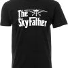 The Skyfather | Funny Pilot Humor Aviation Plane Flyer Airport Ground Control Joke T-Shirt For Men Women 2 The Skyfather | Funny Pilot Humor Aviation Plane Flyer Airport Ground Control Joke T-Shirt For Men Women -T-Shirt Store 414L531Kg1L