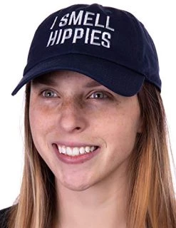 Ann Arbor T-shirt Co. I Smell Hippies | Funny Conservative Merica USA Men Women Baseball Dad Hat Navy Blue 11 Ann Arbor T-shirt Co. I Smell Hippies | Funny Conservative Merica USA Men Women Baseball Dad Hat Navy Blue -T-Shirt Store 4154jTrT91L