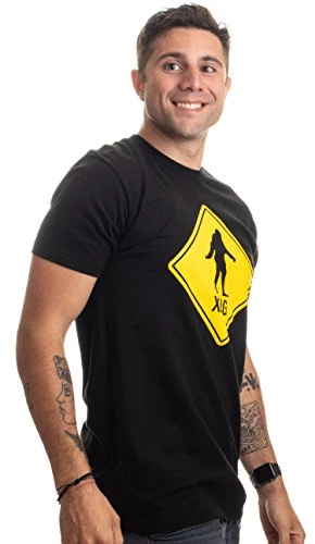 Squatch Crossing | Funny Bigfoot Sasquatch Cool Joke Squatchin Men Women T-Shirt-(Adult,L) Black 3 Squatch Crossing | Funny Bigfoot Sasquatch Cool Joke Squatchin Men Women T-Shirt-(Adult,L) Black