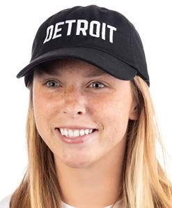 Detroit | Classic Retro City Detroiter 313 Cool Michigan Men Women Cap Dad Hat -T-Shirt Store 415rb879ZdL