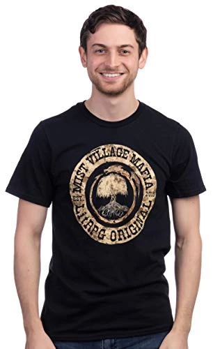 Mist Village Mafia Patch | Officially Licensed The Land: Chaos Seeds LitRPG Aleron Kong Unisex Men T-Shirt-(Adult,XL) Black 4 Mist Village Mafia Patch | Officially Licensed The Land: Chaos Seeds LitRPG Aleron Kong Unisex Men T-Shirt-(Adult,XL) Black - Image 2