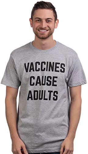 Vaccines Cause Adults | Funny Pro Science Doctor Nurse Medical Humor T-Shirt For Men-(Adult,XL) 4 Vaccines Cause Adults | Funny Pro Science Doctor Nurse Medical Humor T-Shirt For Men-(Adult,XL) - Image 2