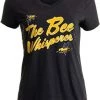 The Bee Whisperer | Beekeeper Beekeeping Keeper Keeping V-Neck T-Shirt For Women-(Vneck,L) Black 2 The Bee Whisperer | Beekeeper Beekeeping Keeper Keeping V-Neck T-Shirt For Women-(Vneck,L) Black -T-Shirt Store 416GXqKc8aL 1
