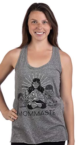 Momaste | Cute Funny Yoga Mom Life Mommy Namaste Workout Racerback Tank Top For Women 4 Momaste | Cute Funny Yoga Mom Life Mommy Namaste Workout Racerback Tank Top For Women - Image 2