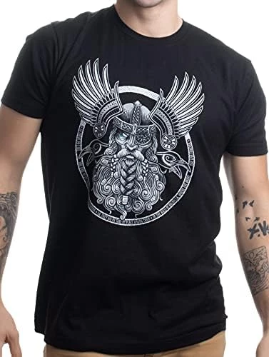 Odin | Norse Mythology God Valkyrie Valhalla Viking Raven Nordic Thor T-Shirt 7 Odin | Norse Mythology God Valkyrie Valhalla Viking Raven Nordic Thor T-Shirt - Image 7