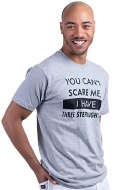 You Can't Scare Me, I Have Three Stepdaughters | Funny Stepdad Step Daughter Dad Daddy Cute Joke Men T-Shirt-(Adult,M) -T-Shirt Store 417cwdnyYRL
