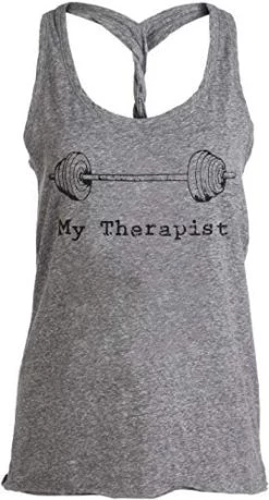 My Therapist (Barbell) | Funny Workout Working Out Weight Lifting Tank Top For Women 15 My Therapist (Barbell) | Funny Workout Working Out Weight Lifting Tank Top For Women -T-Shirt Store 4182Bm5JdfL. AC