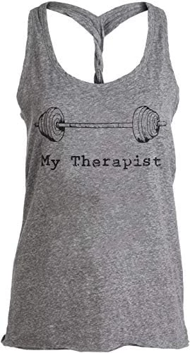 My Therapist (Barbell) | Funny Workout Working Out Weight Lifting Tank Top For Women 9 My Therapist (Barbell) | Funny Workout Working Out Weight Lifting Tank Top For Women - Image 7