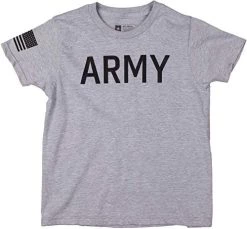 Kid's Army PT Style Shirt | U.S. Military Physical Training Infantry Child Boy Girl T-Shirt -T-Shirt Store 4184O891D4L. AC