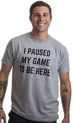 Kid's I Paused My Game To Be Here | Funny Video Gamer Boy Humor Joke For Child Youth T-Shirt 8 Kid's I Paused My Game To Be Here | Funny Video Gamer Boy Humor Joke For Child Youth T-Shirt -T-Shirt Store 4185aXv6IVL