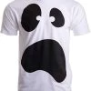 Silly Ghost Face | Spooky Halloween Ghoul Face Easy Costume Unisex T-Shirt 1 Silly Ghost Face | Spooky Halloween Ghoul Face Easy Costume Unisex T-Shirt -T-Shirt Store 418G0NH1cNL 1