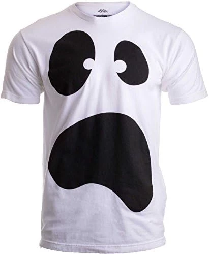 Silly Ghost Face | Spooky Halloween Ghoul Face Easy Costume Unisex T-Shirt 6 Silly Ghost Face | Spooky Halloween Ghoul Face Easy Costume Unisex T-Shirt - Image 4